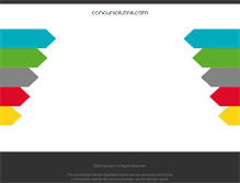Tablet Screenshot of concursolutins.com